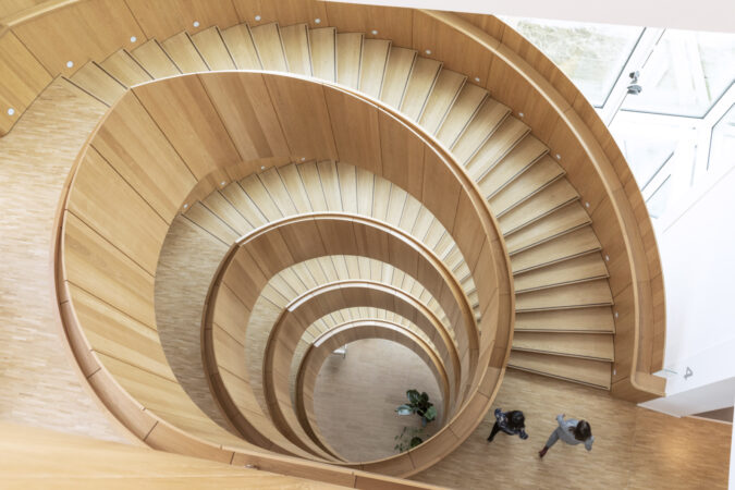 Hempel Hovedkontor, Lyngby – spiraltrappe
